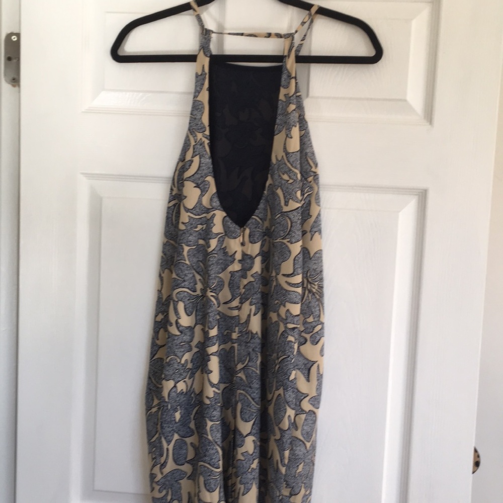 Open back dress